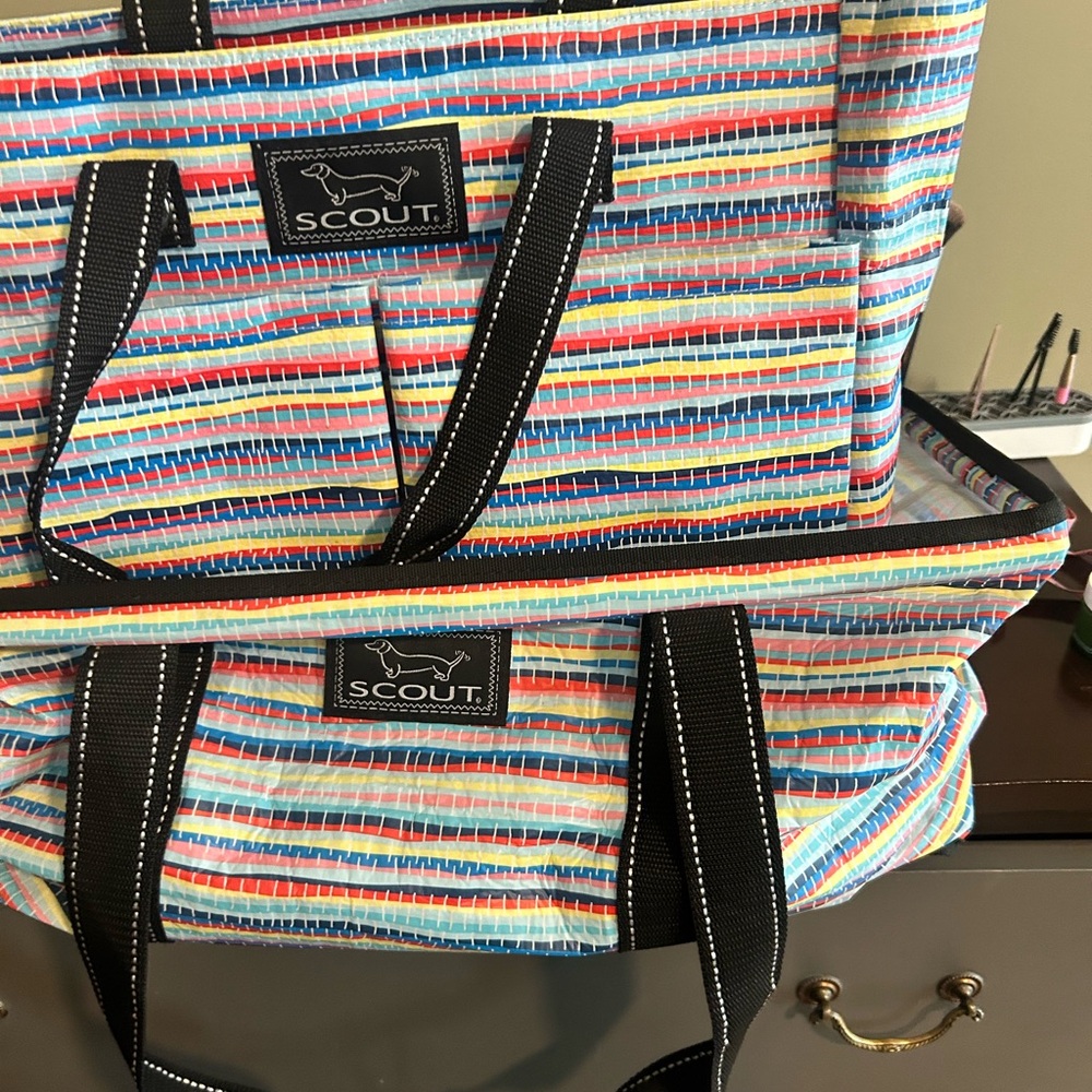 Scout Black Duffel Bag with Durable Design and Spacious Interior  matching tote